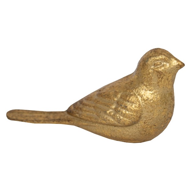 Brass Cast Iron Bird Figurine Foreside Home amp Garden