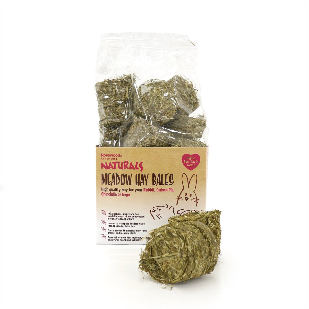 Naturals by Rosewood Meadow Hay Bales Small Pet Treats