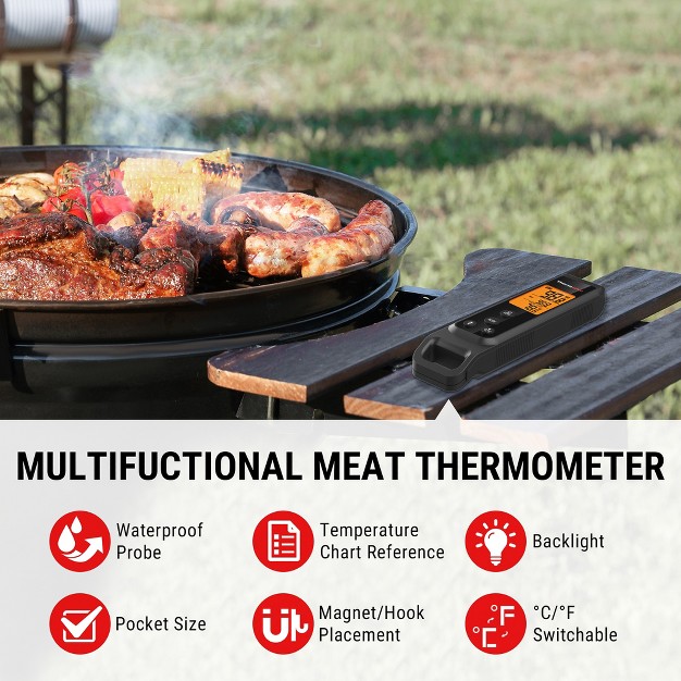 Thermopro Tp420w 2 in 1 Instant Read Thermometer For Cooking Infrared Meat Thermometer Cooking Thermometer With Meat Probe