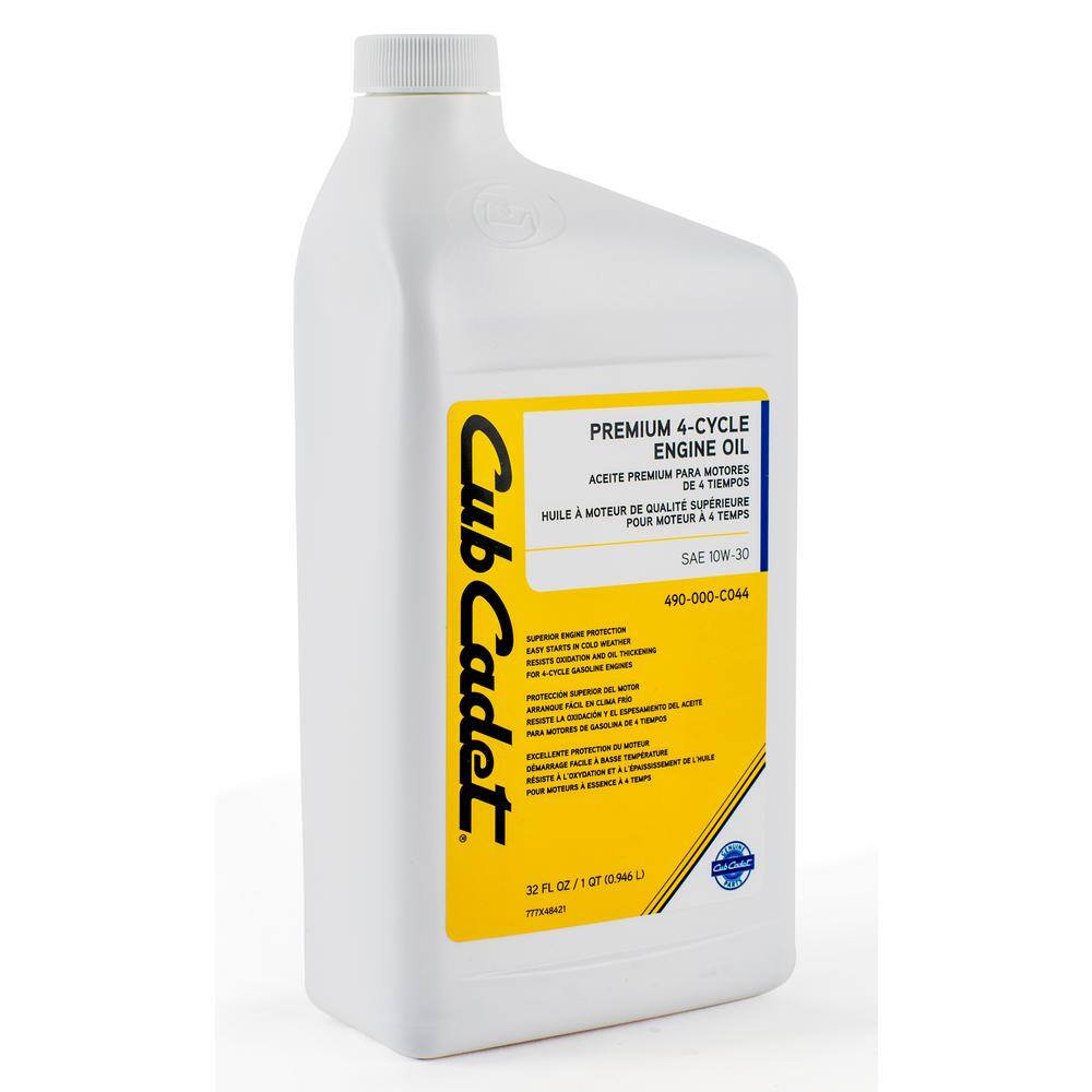 Cub Cadet 32 oz. SAE 10W-30 Premium 4-Cycle Engine Oil 490-000-C044