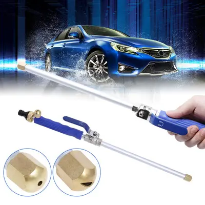 Meijuner Car High Pressure Water Gun 46cm Jet Garden Washer Hose Wand Nozzle Sprayer Watering Spray Sprinkler Cleaning Tool