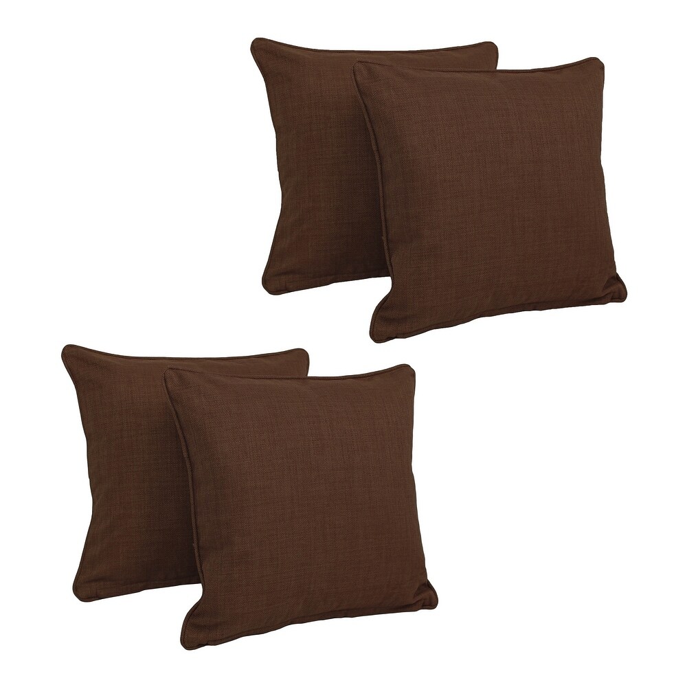 Blazing Needles 18 inch Accent Throw Pillows (Set of 4)