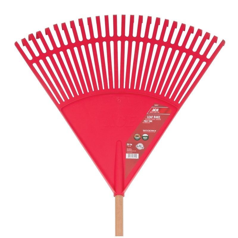 ACE LEAF RAKE POLY 24