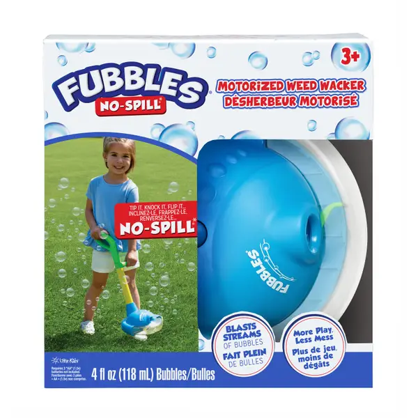 Little Kids Fubbles No-Spill Bubble Weed Wacker