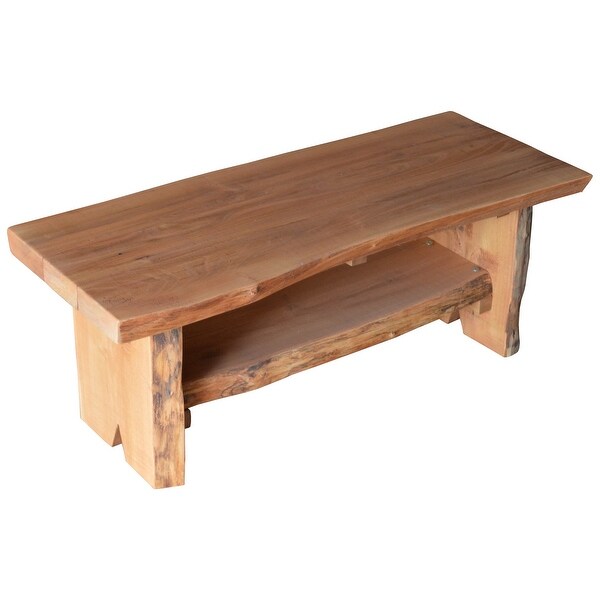 Live Edge Locust Wood Sunrise Thicket Coffee Table