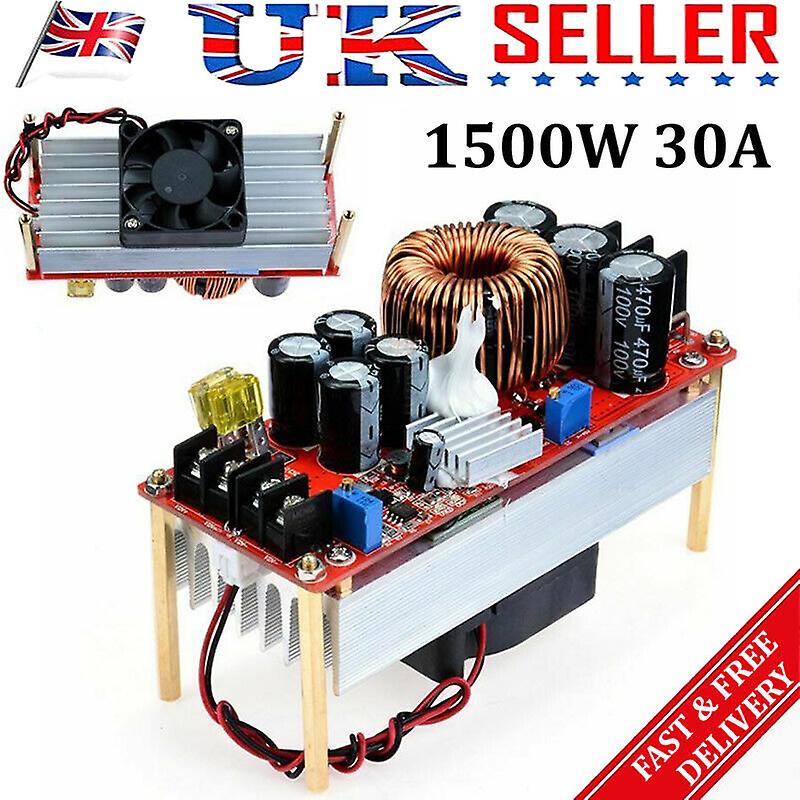 1500w 30a Dc-dc Boost Converter 10-60v To 12-90v Step Up Power Supply Module New W12638771