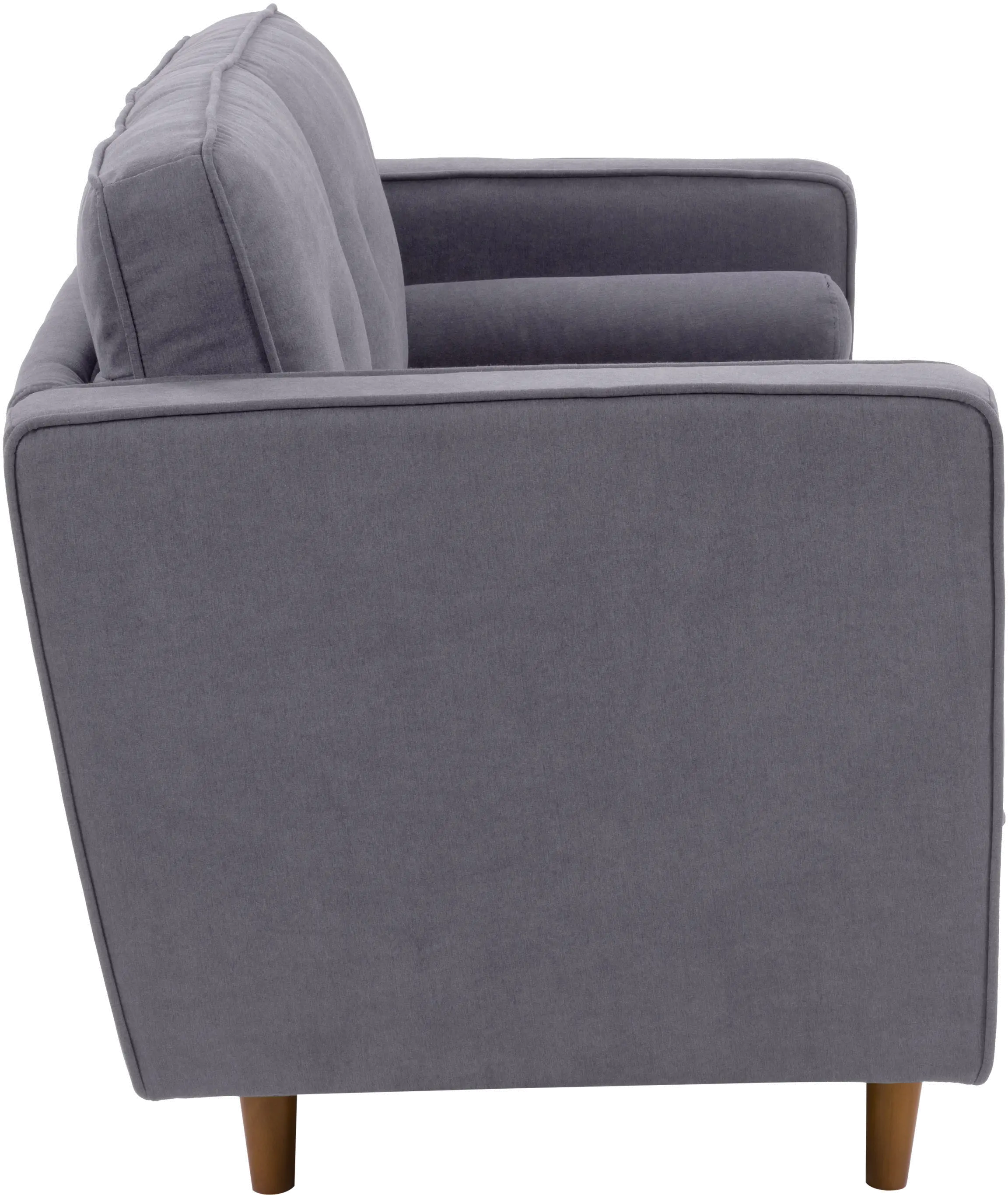 Mulberry Gray Upholstered Loveseat