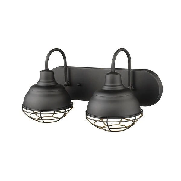 Millennium Lighting Neo-Industrial 2 Light Bathroom Vanity Fixture