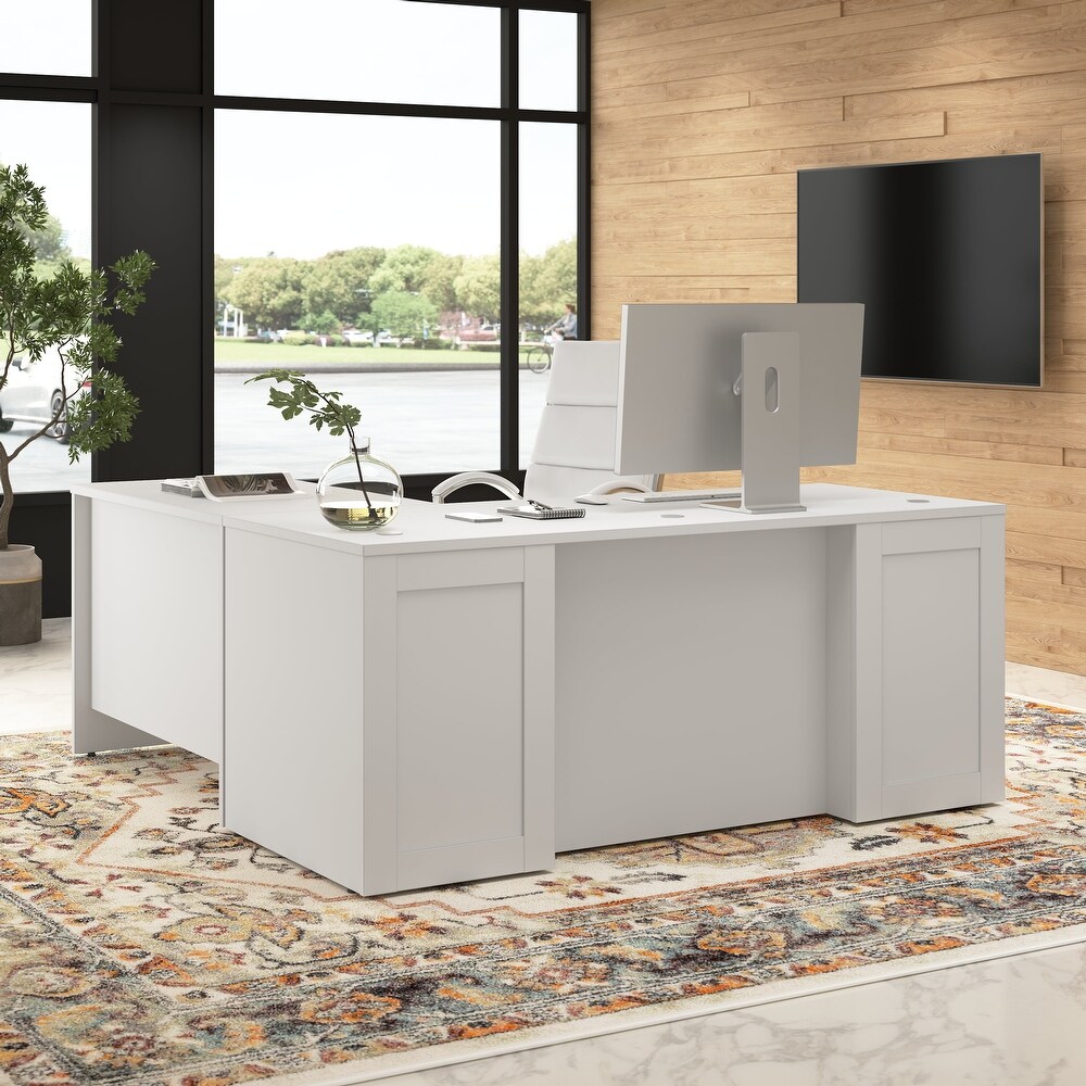 Hampton Heights 72W Executive L Shaped Desk by Bush Business Furniture