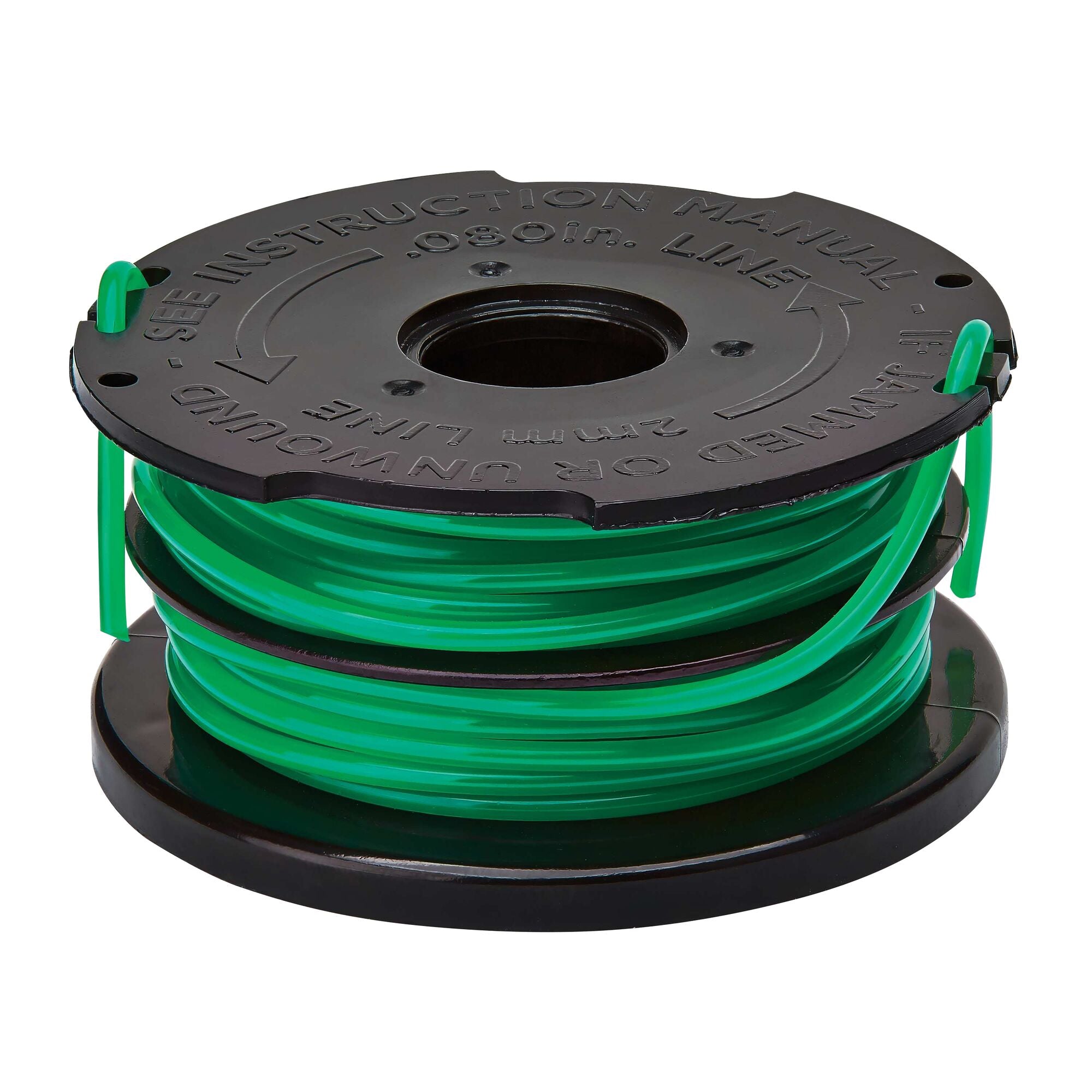 Trimmer Line Replacement Spool, Easy feed, Dual-Line, .08-Inch