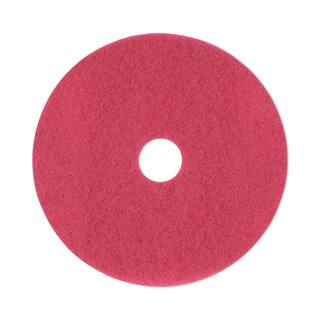 Boardwalk 19in. Diameter Red Buffing Floor Pads (5-Pack) BWK4019RED