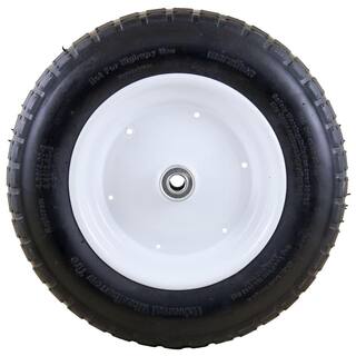 Marathon 14.5 in. Pneumatic Universal Wheelbarrow Wheels 20260