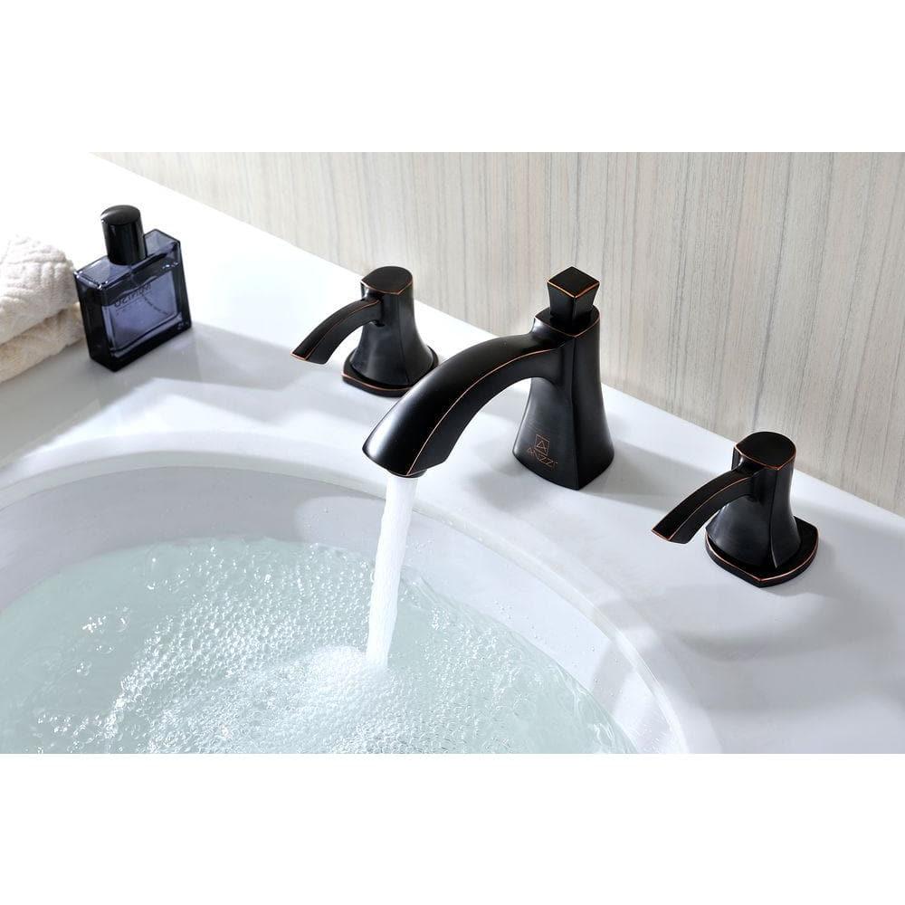 ANZZI Sonata Series 8 in Widespread 2Handle MidArc Bathroom Faucet in Oil Rubbed Bronze