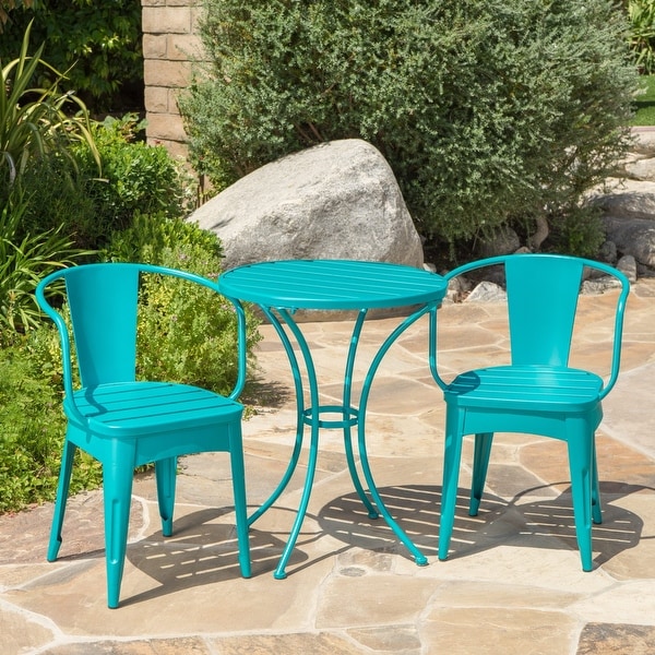 Colmar Outdoor 3piece Bistro Set by Christopher Knight Home