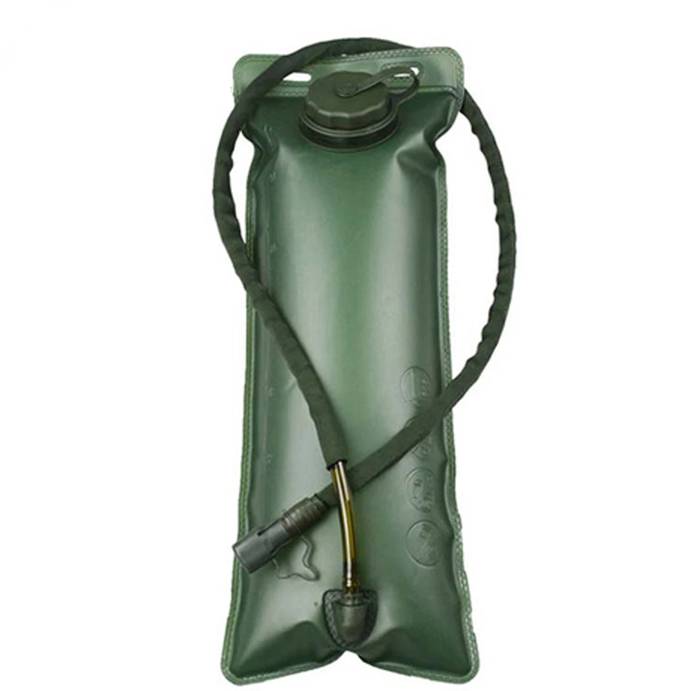 Green Water Storage Bladder Bag with Insulated Tube  Hydration Backpack Replacement for Outdoor Hiking Camping Running