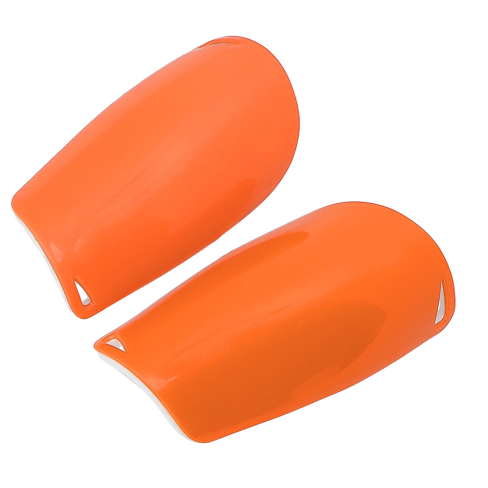 2pcs Soccer Shin Guards Football Games Leg Protection Reduce Shocks Shin Pads Guardorange