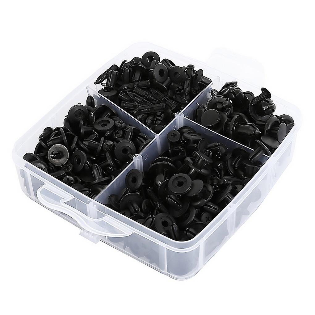 620pcs/box Car Fastener Clips Mixed Car Fasteners Door Trim Panel Auto Bumper Rivet Retainer Push Engine Cover Fender