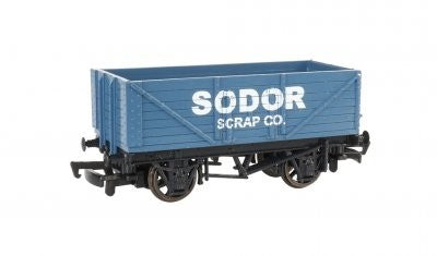 HO TTT Sodor Scrap Co. Wagon w/Load