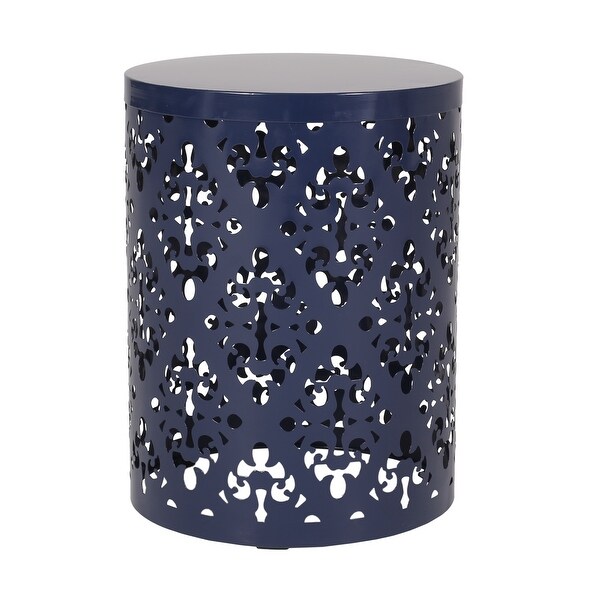 Mathena Outdoor Outdoor Metal Side Table by Christopher Knight Home