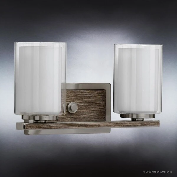 Luxury Contemporary Bath Vanity Light, 7.625