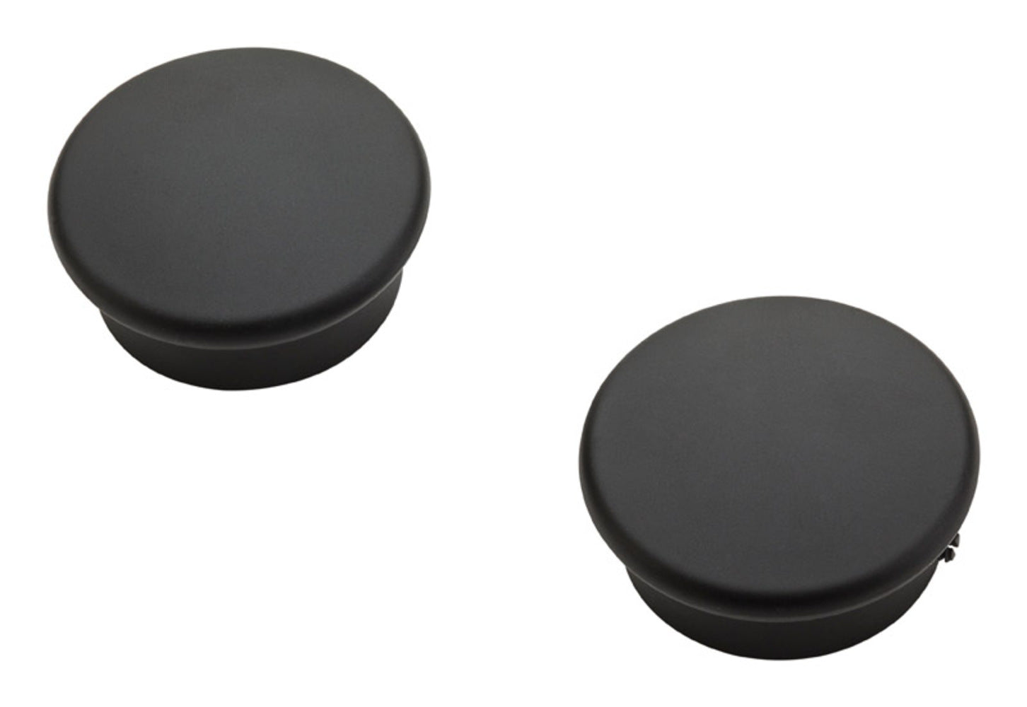 CLOSET END CAPS BRWN 2PK