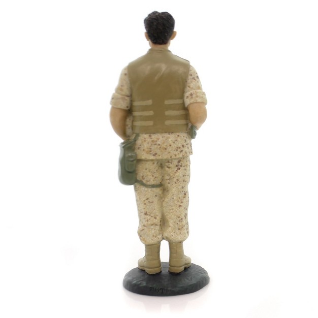 Figurine U S Desert Marine White 8 Inches Military 27005 Polyresin