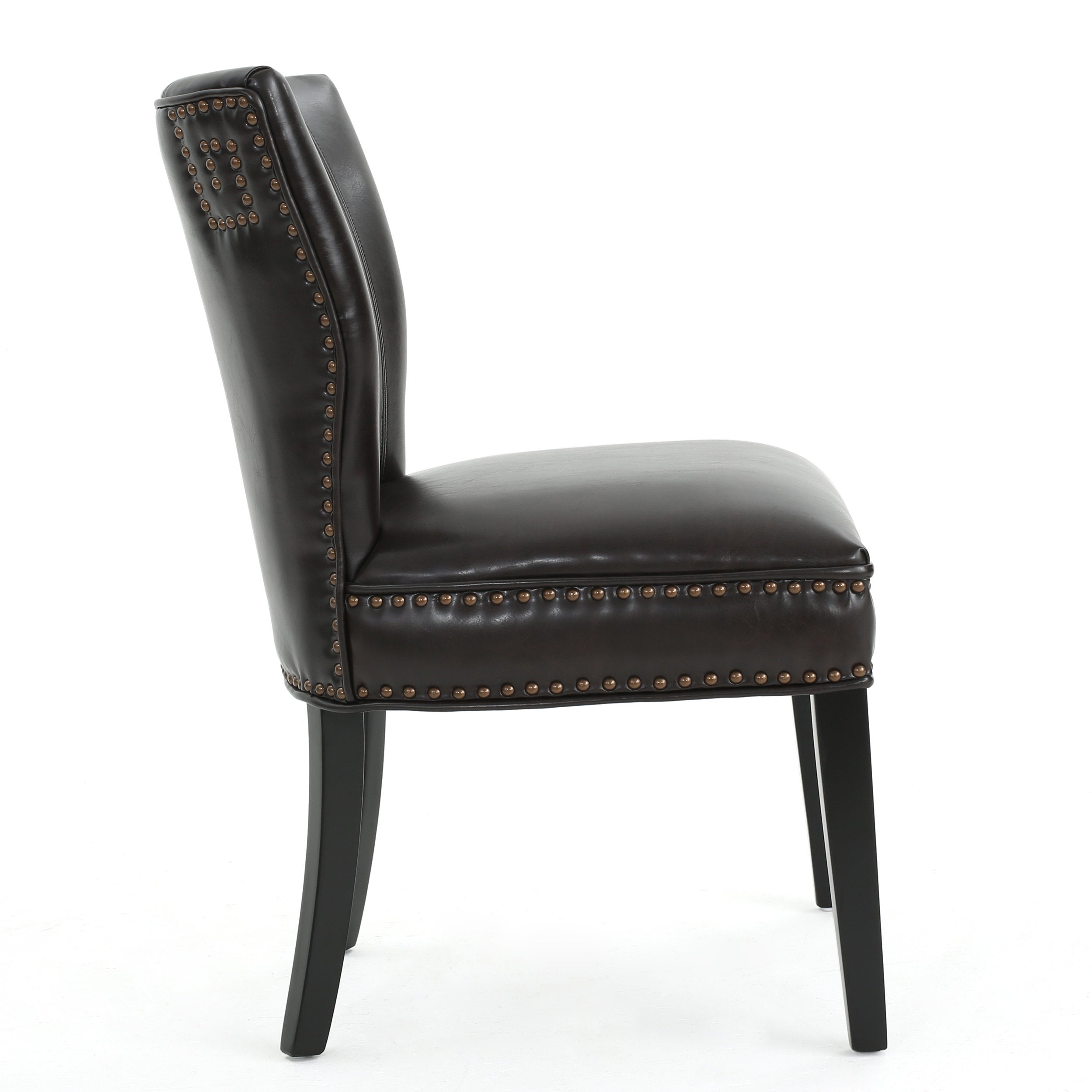 George Brown Leather Dining Chair