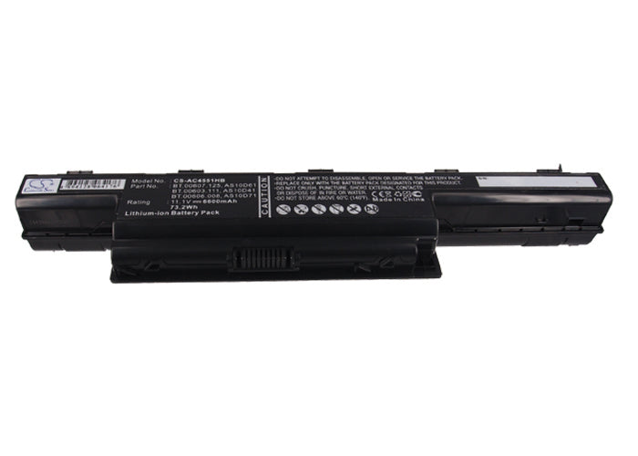 Acer Aspire 4250 Aspire 4250C52G25Mikk As 6600mAh Replacement Battery BatteryClerkcom Laptop and Notebook