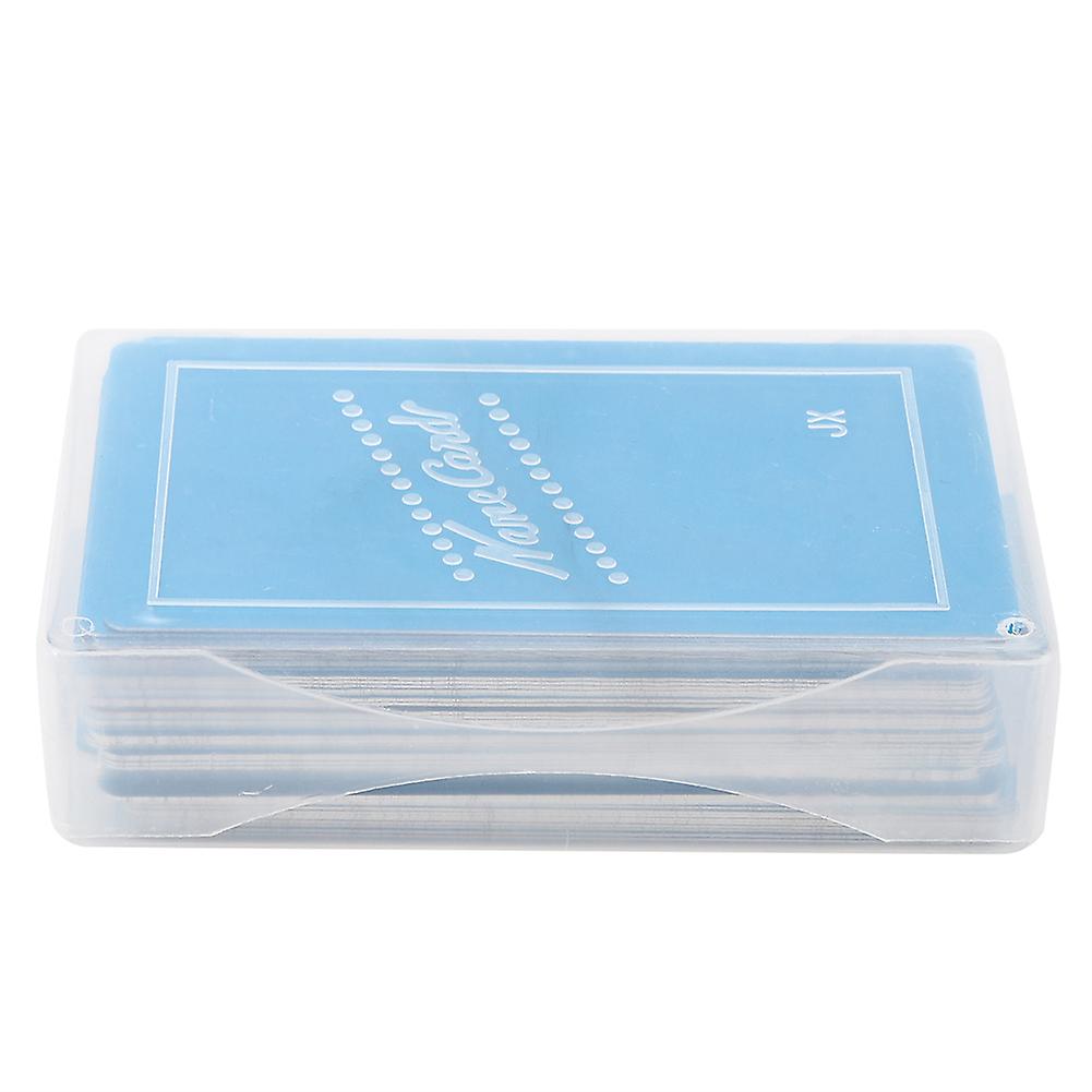 50Pcs Blue 0.45mm Thicken Marking Metal Card Test Material Nameplate Aluminium Plate