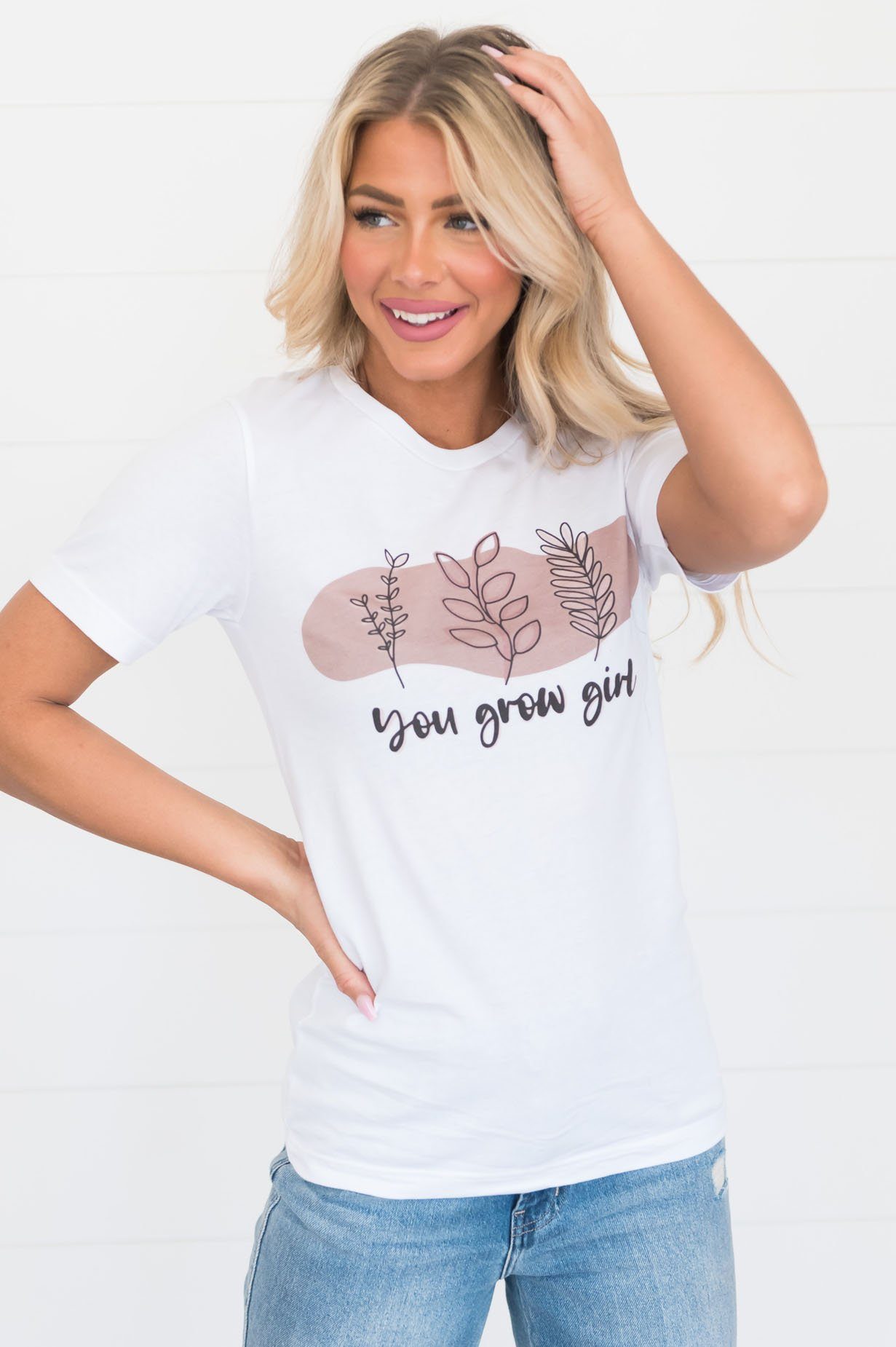 You Grow Girl Modest Tee