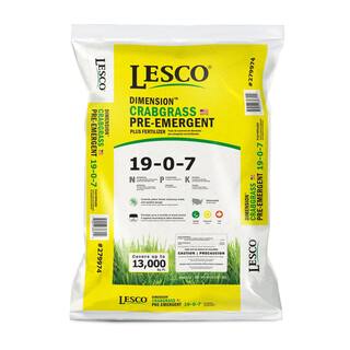 LESCO 50 lb. 19-0-7 Dimension Crabgrass Preventer Dry Lawn Fertilizer 080311