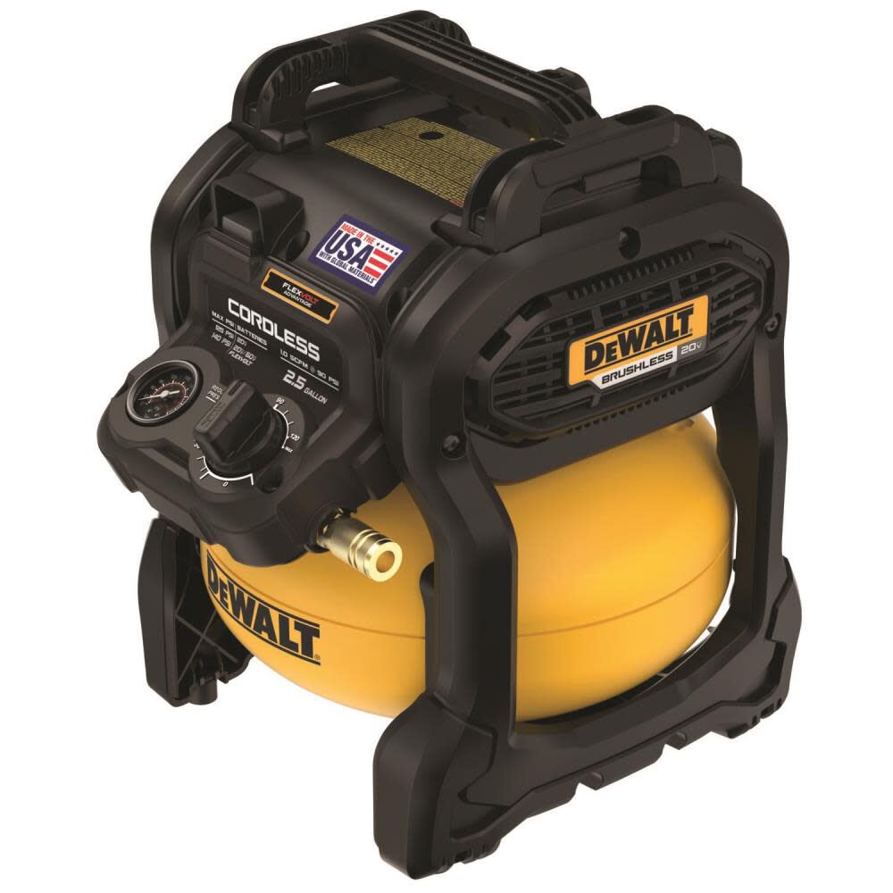 DEWALT 20V MAX Air Compressor 2 1/2 Gallon Brushless Cordless Bare Tool DCC2520B from DEWALT