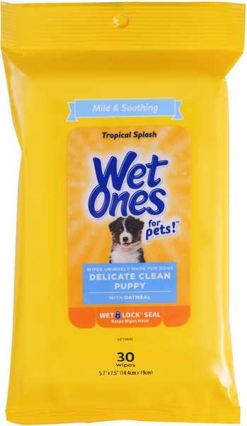 Wet Ones Delicate Clean Puppy Tropical Splash Scent Dog Wipes