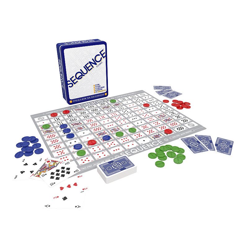 Sequence In A Tin Board Game