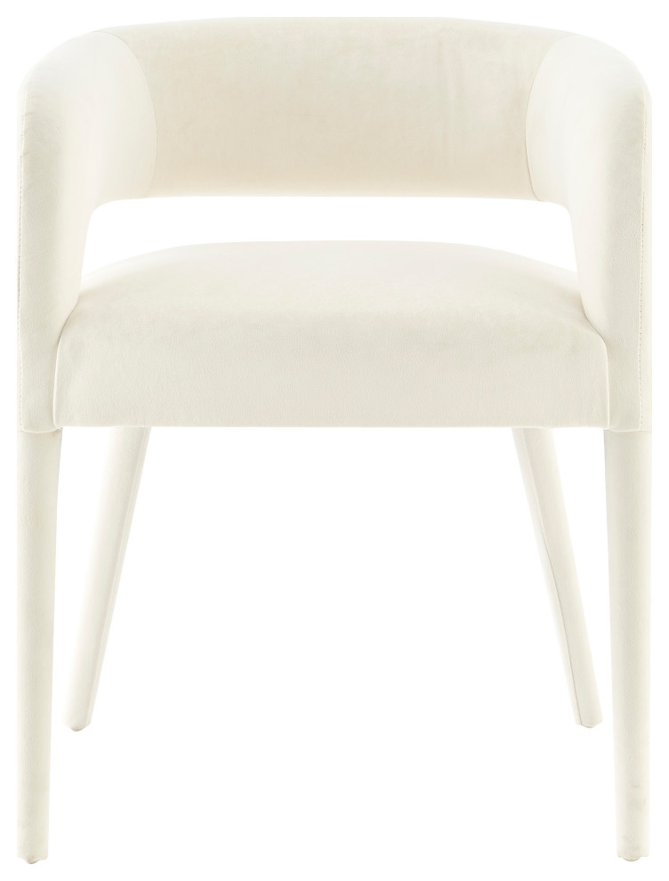 Lauryn Velvet Dining Side Chair   Modern   Dining Chairs   by New Pacific Direct Inc.  Houzz