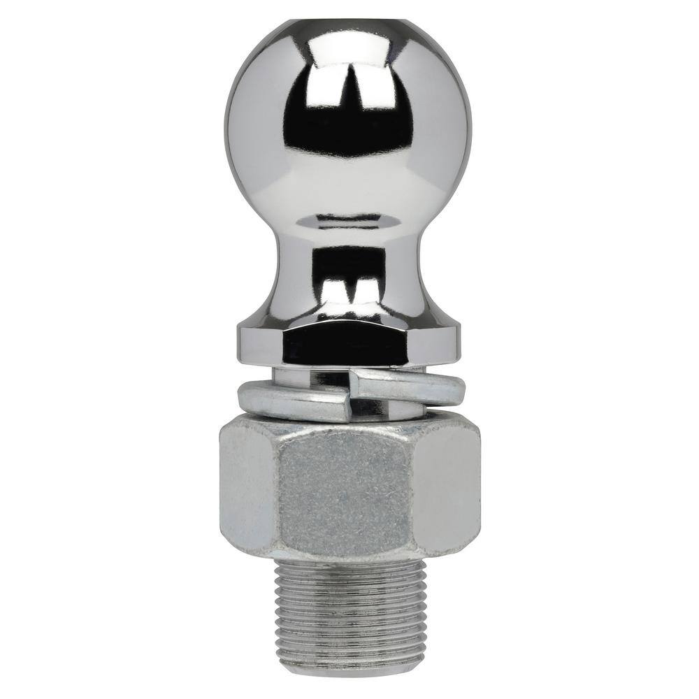 TowSmart Class 4 10000 lb. 2 in. Ball Diameter 1-14 in. Shank Diameter 2-12 in. Shank Length Chrome Trailer Hitch Ball 722