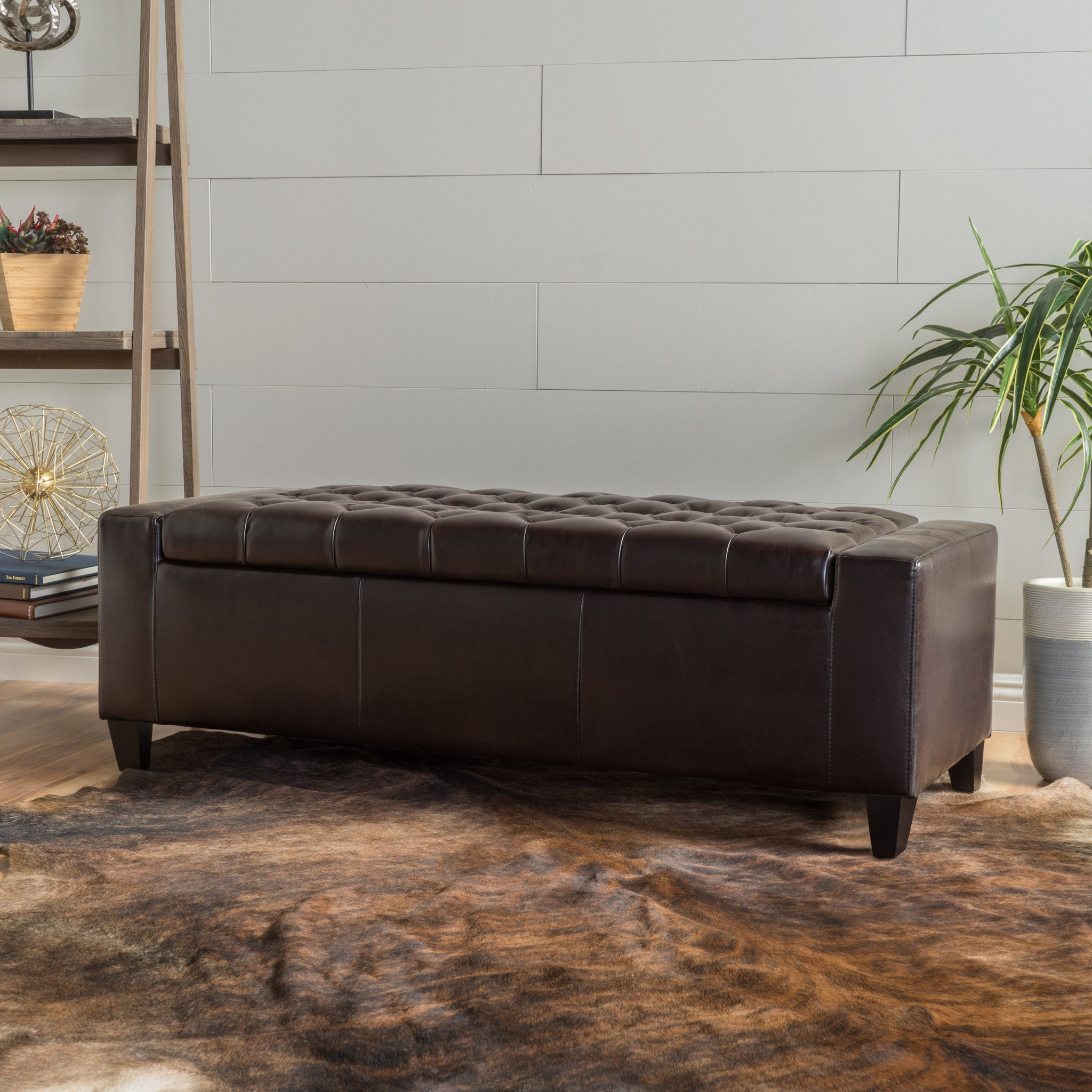 Seattle Tufted Storage Ottoman Bench