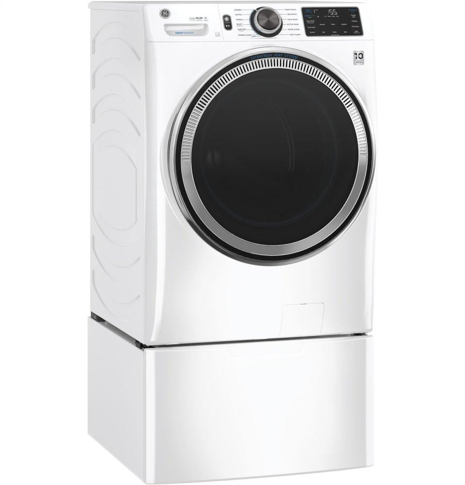 Ge Appliances GFW650SSNWW Ge® 4.8 Cu. Ft. Capacity Smart Front Load Energy Star® Steam Washer With Smartdispense™ Ultrafresh Vent System With Odorblock™ And Sanitize + Allergen