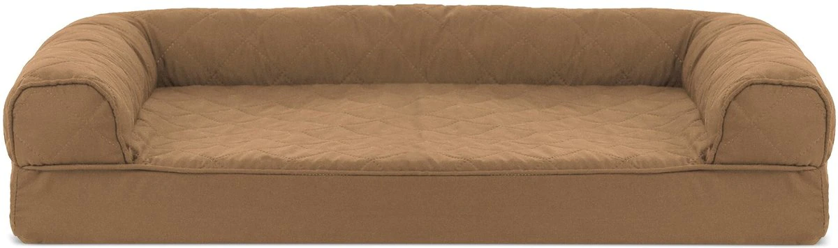 FurHaven Quilted Orthopedic Sofa Cat and Dog Bed w/ Removable Cover