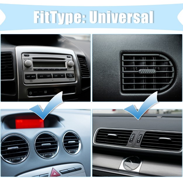 Unique Bargains Car Butterfly Shape Decorative Clips For Air Conditioner Vent 2 Pcs