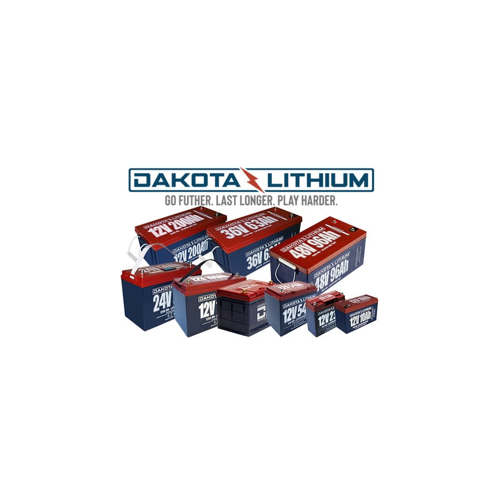 Dakota Lithium Battery with Charger 12V 100Ah Deep Cycle LifePO4 ;