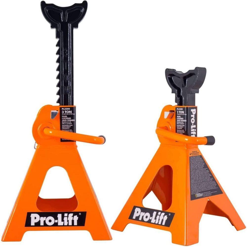 Pro-Lift 6-Ton Jack Stands Pair with Double Locking Pins PL3600