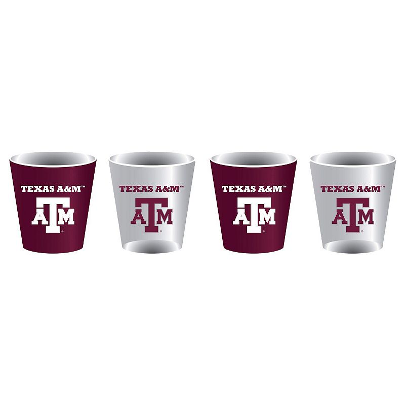 Texas AandM Aggies Four-Pack Shot Glass Set