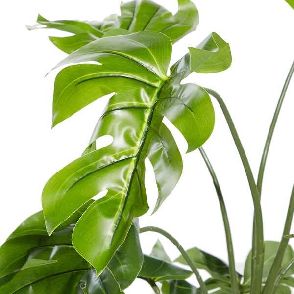 Green Artificial Banana Leaf Plant Foliage