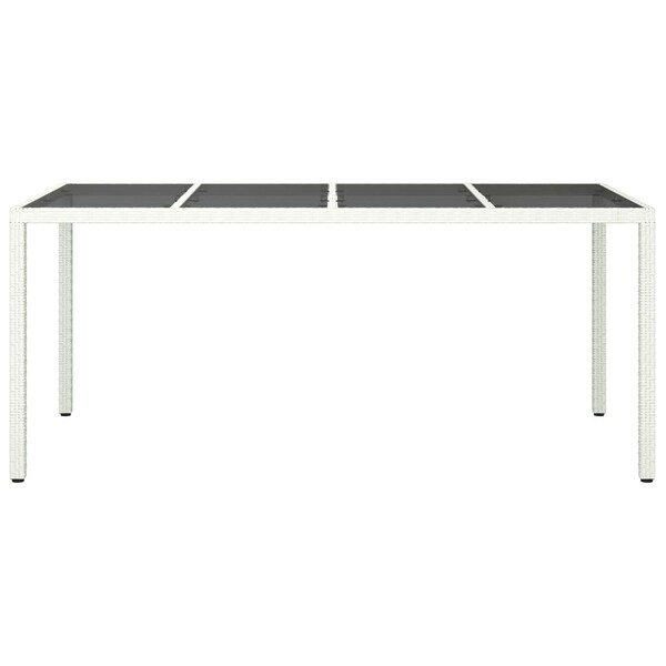 vidaXL Patio Table White 74.8