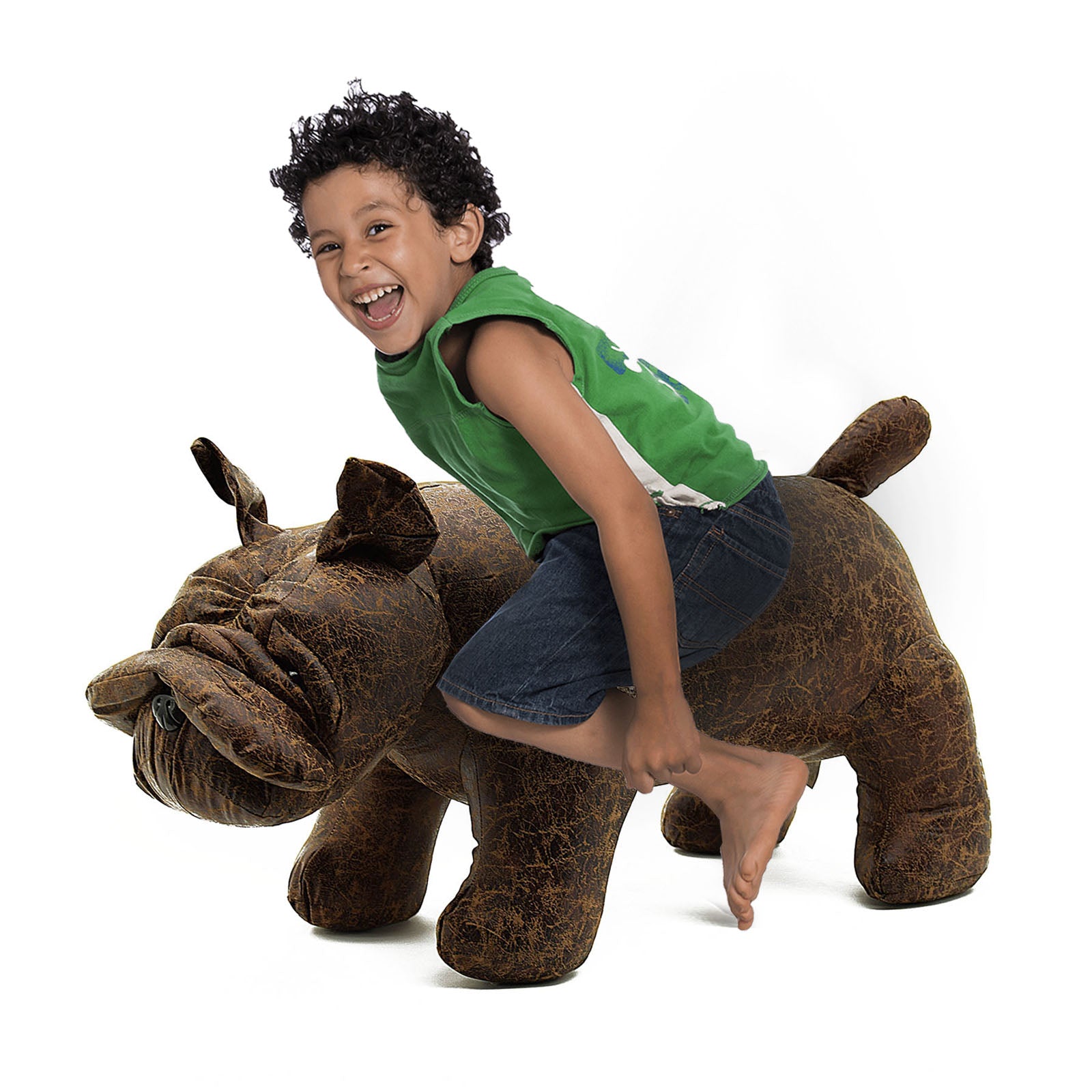 Cute Animal Bull-Dog Kids Stool T14406-1