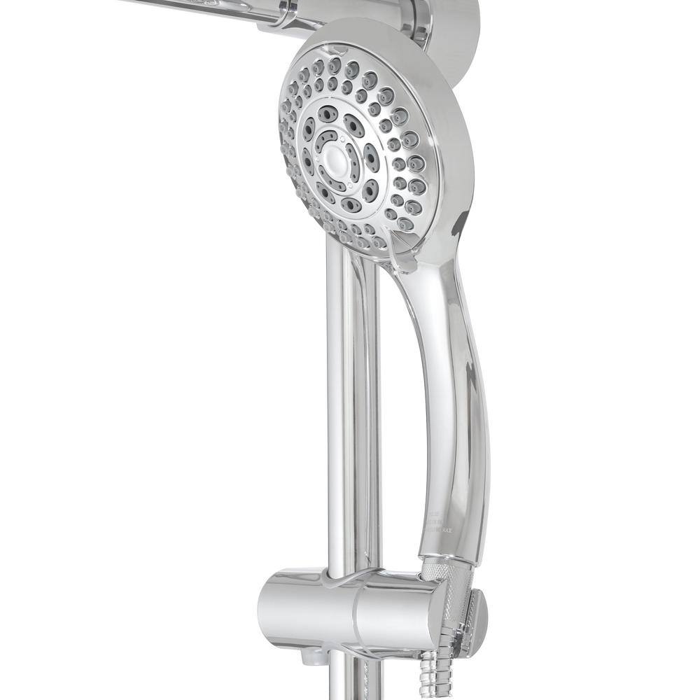 PULSE Showerspas Kauai III 3-Spray Handshower and Showerhead Combo Kit in Chrome Finish 1011-CH