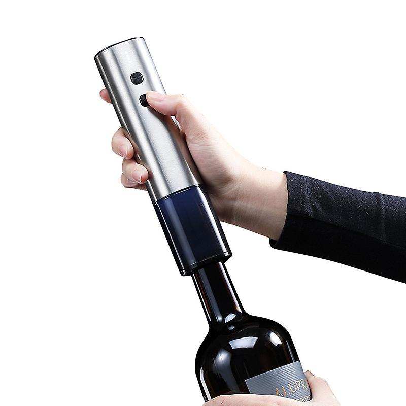 Electric Wine Opener， One-click Button Reusable Automatic Wine Corkscrew Remover For Wine Lovers Gift Home Party