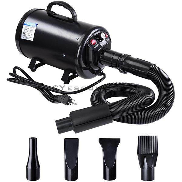 Yescom Dog Cat Hair Dryer Heat Blower 3.2 HP 4 Nozzles