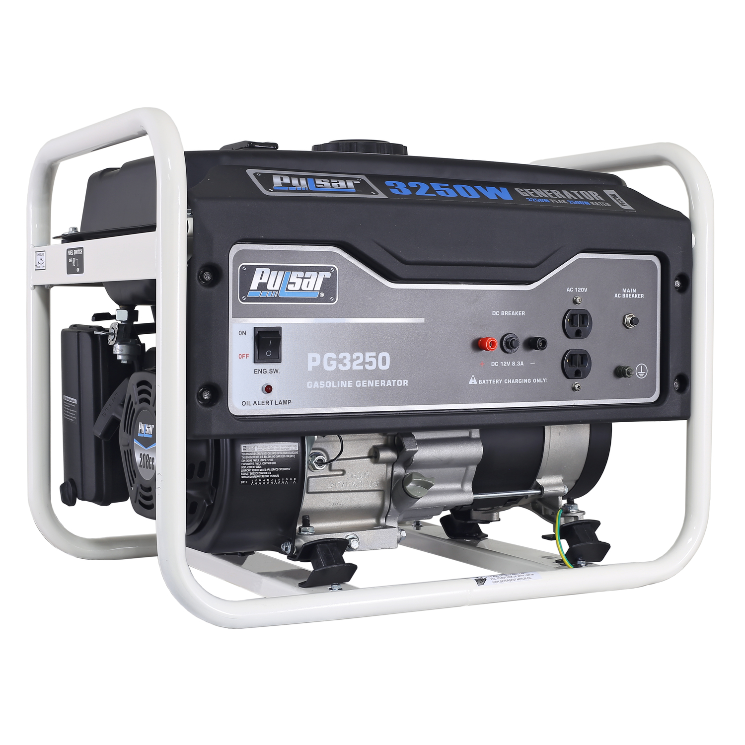 Pulsar 2500 W 120 V Gasoline Portable Generator